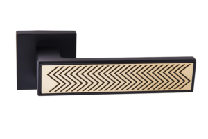 Door Handles 082-15E-Black/GP