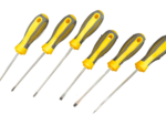 Screwdriver Set Yellow/ Black/Dzn