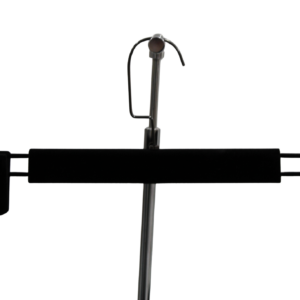 Alcantara Black Hanger With Clips