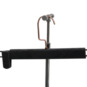 Alcantara Grey Hanger With Clips