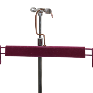 Alcantara Purple Hanger With Clips