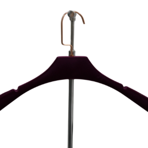 Alcantara Purple Hanger With Rose Gold Metal