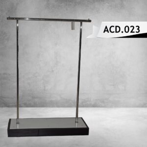 Chrome Clothing Display Rack – Single Rail