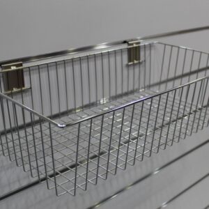 Deep Slatwall Wire Basket