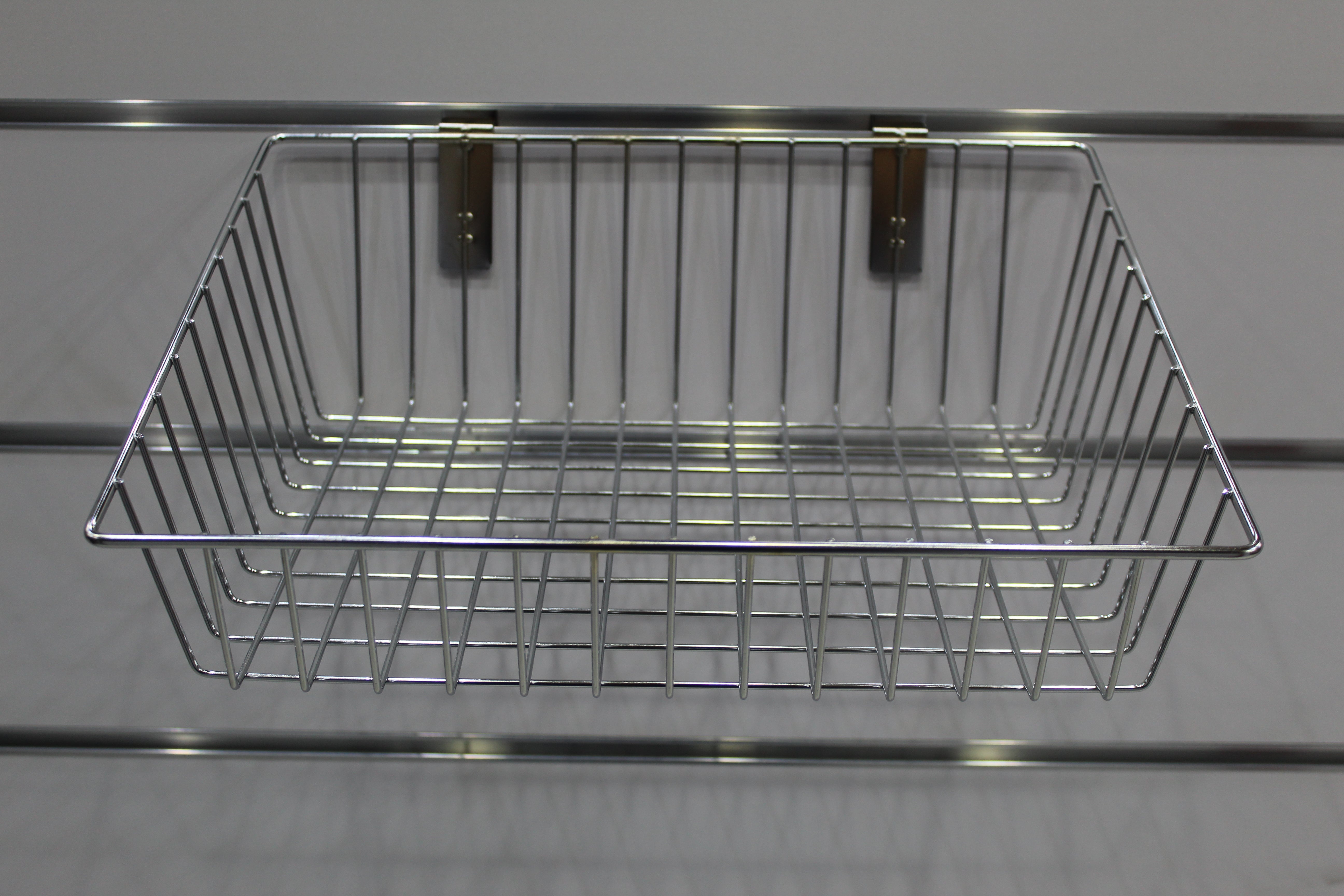 Deep Slatwall Wire Basket - Image 2