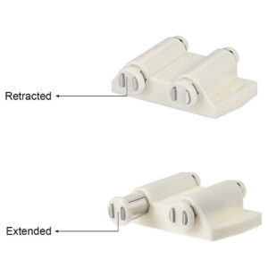 Double Cabinet Door Magnetic Push Open (Pair)