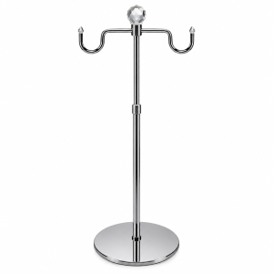 Hand Bag Display Stand Crystal Top Double Sided