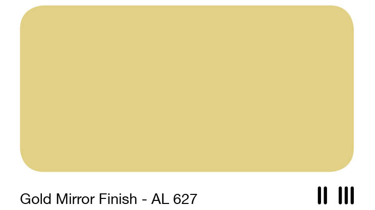 Gold Mirror Finish AL627