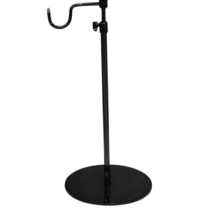 Hand Bag Display Stand Crystal Top Black Single Sided