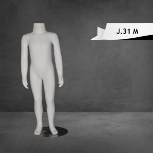 Headless Mannequin Kids White Color
