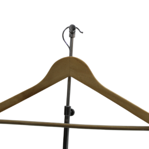 Natural Wooden Hanger with Bottom