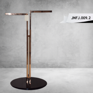 Rose Gold Double Arm Clothing Display Stand