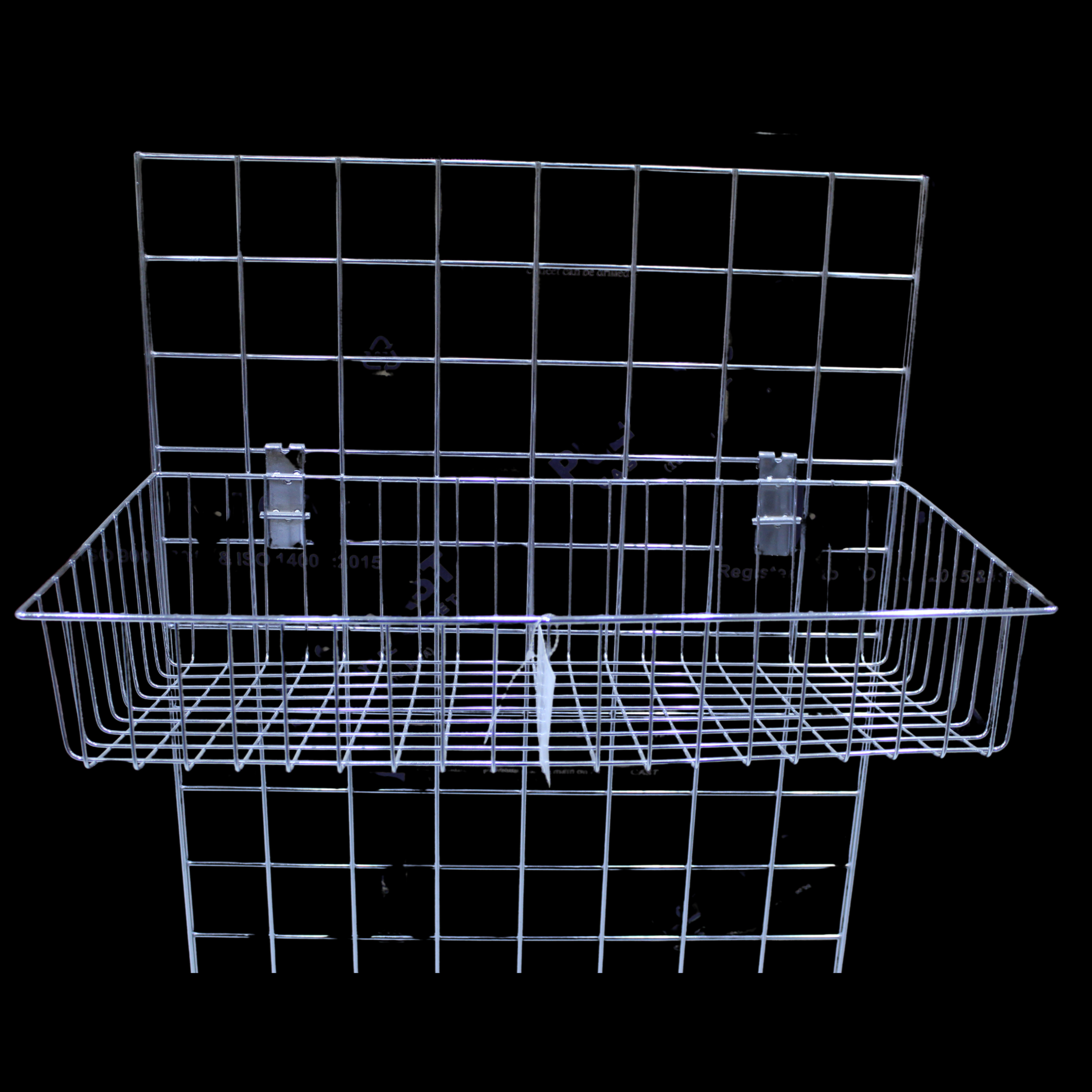 Wide Angled Grid Wall Wire Basket