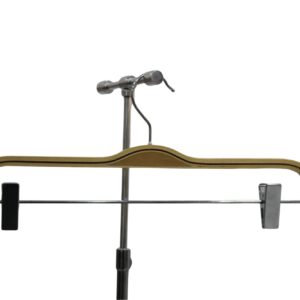Wooden Flat Hanger With Clip
