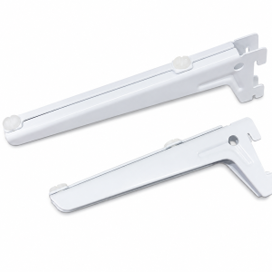 Adjustable Double Slot Shelf Bracket