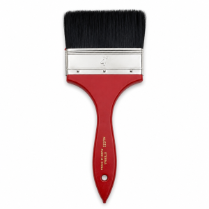 Paint Brush Red Wood 4"