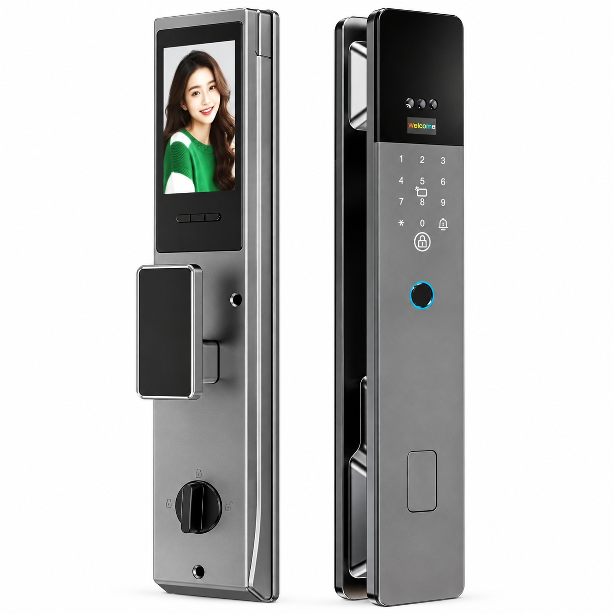 Facial Recognition Main Door Smart Lock