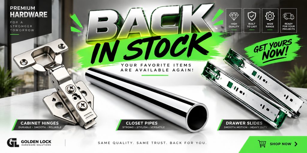 Premium Hardware Back in Stock